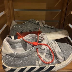 Off-White glitter sneakers